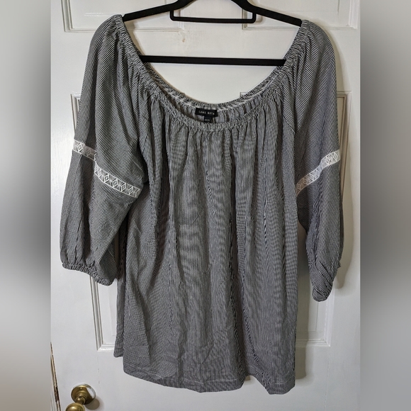 Lane Bryant Tops - Blouson-Sleeve O ff-The-Shoulder Knit Top 3x